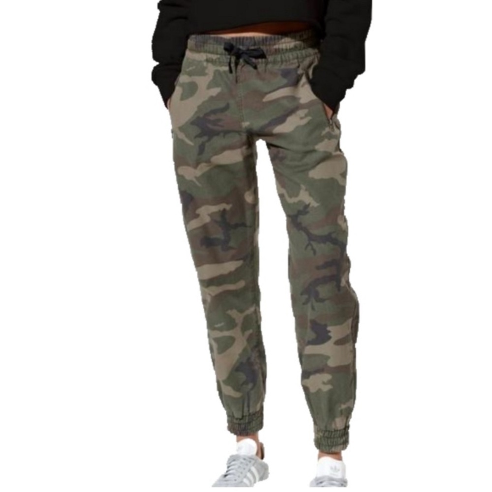 Aritzia TNA Camo Jogger Green Pants Size S - Picture 2 of 8
